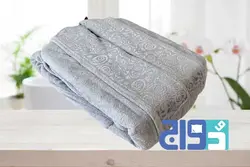 حوله تن پوش لاله تبریز(LALEH) رنگ طوسی سایز۱۳۵