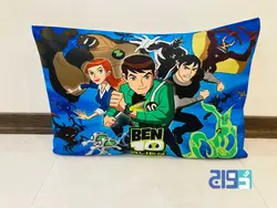 خرید روبالشتی زیپ‌دار بچه‌گانه طرح BEN10 (بسیار نرم و لطیف) - دواج