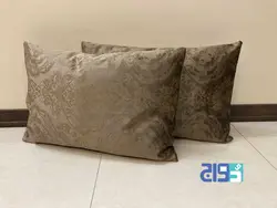 روبالشی مخمل آنجل خارجی کد 139912041 (قهوه‌ای)
