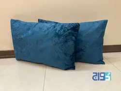 روبالشی مخمل آنجل خارجی کد 1400011203 (سرمه ای)
