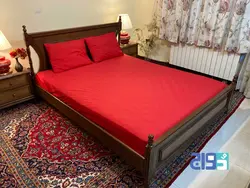 خرید روتختی کشدار دونفره (قرمز ) در سایز 180 و 160 | دواج