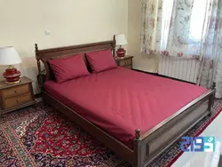 روتختی کشدار تترون ساده دونفره کد 140003302 (رنگ زرشکی)