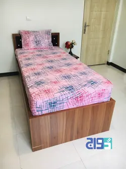 خرید ست روتختی کشدار+روبالشی تک نفره طرح شیک (صورتی) | دواج