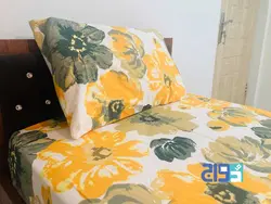 سرویس لحاف روتختی ۴تیکه تک نفره مدل آفتابگردان