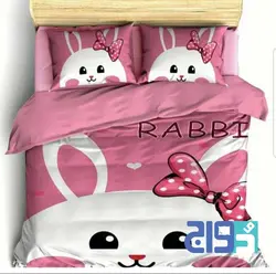 سرویس لحاف روتختی ۴تیکه دخترانه تک نفره مدل باربی