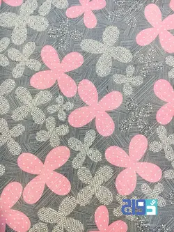 کاور زیپ دار تشک طرح گلرو کد 139912141(رنگ طوسی)