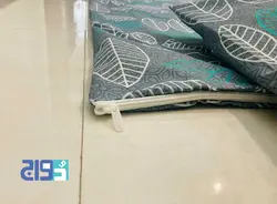 کاور زیپ دار تشک طرح ماکائو کد 140008211(رنگ سبز)