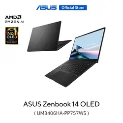 ASUS ZENBOOK 14 AI+COPILOT PC UM3406HA RYZEN AI 7.8840H 16GR5 512G SSD RADEON 780M OLED TOUCH
