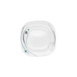 بشقاب پیش دستی اوپال طرح ملینا آبی مربع