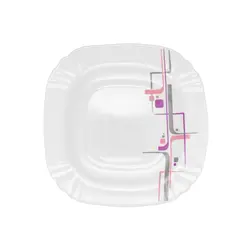 ست کیک خوری 7 پارچه طرح شایا صورتی