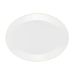 سرویس غذا خوری 25 پارچه اوپال هومیت طرح خط طلا کلاسیک