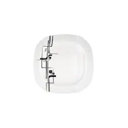 بشقاب پیش دستی اوپال طرح شایا خاکستری