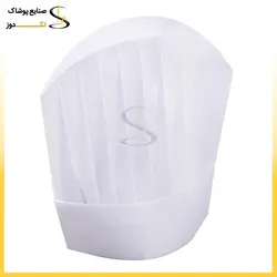کلاه سرآشپز پارچه ای مدل توک اروپایی