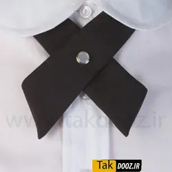 دستمال گردن رستورانی طرح ضربدری