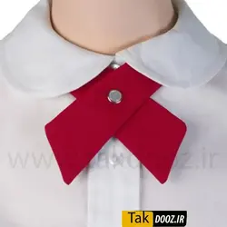 دستمال گردن رستورانی طرح ضربدری