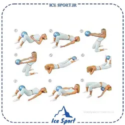 توپ پیلاتس معمولی - فروشگاه ورزشی آیس اسپرت