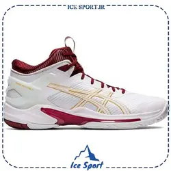 کفش والیبال آسیکس مدل Asics Gel Burst 24 سفید - فروشگاه ورزشی آیس اسپرت