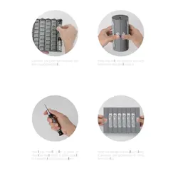 پیچ گوشتی و سری پیچ گوشتی پرووان مدل PGS101 بسته 126 عددی