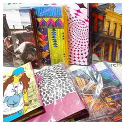 کلاسور 26 حلقه قفل پلاستیکی همراه با کاغذ یدک