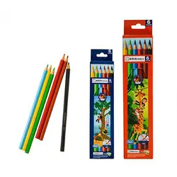 مداد رنگی 6 رنگ آسیا | خرید عمده مداد رنگی 6 رنگ آسیا با ارزان ترین قیمت از فروشگاه رامین تحریر