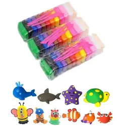 خمیر کلی 12 رنگ خارجی (خمیر مجسمه سازی سبک) | خرید عمده خمیر کلی 12 رنگ خارجی (خمیر مجسمه سازی سبک) با ارزان ترین قیمت از فروشگاه رامین تحریر