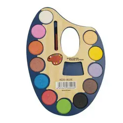 آبرنگ پالتی کوچک همراه با قلمو | خرید عمده آبرنگ پالتی کوچک همراه با قلمو با ارزان ترین قیمت از فروشگاه رامین تحریر