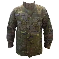 پیراهن طرح نطامی چریکی کتان