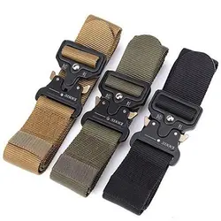 کمربند تاکتیکال طرح نطامی با قفل خرچنگی