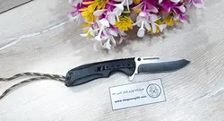 چاقو جیبی تاشویی دسته تاکتیکال استیل