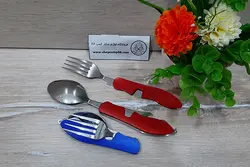 ست قاشق و چنگال مسافرتی سرهم