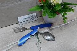 ست قاشق و چنگال مسافرتی سرهم