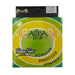 نخ ماهیگیری ابریشمی آلبا استار سایز 60