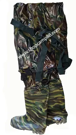 چکمه سینه ای ماهیگیری و شکار استتار