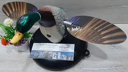 ماکت مرغابی شناور سرسبز بالزن