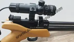 تپانچه گازی مجاز چوبی مدل سی پی وان با لیزر