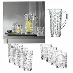 پارچ و نیم لیوان بوسانوا کریستال ناخمن آلمان