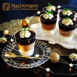 پیش دستی شیرینی 15 سانت بوسانوا کریستال ناخمن آلمان