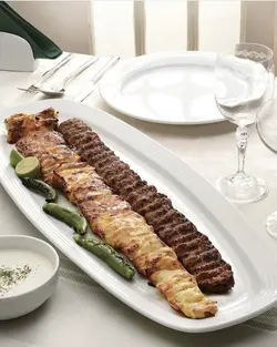 دیس کباب 36 هتلی سفید چینی زرین درجه عالی