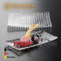 رولت خوری مستطیل بزرگ 15*42 سانت بوسانوا کریستال ناخمن آلمان