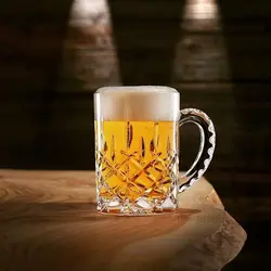 لیوان تک دسته دار آبجوخوری نابلس کریستال ناخمن آلمان