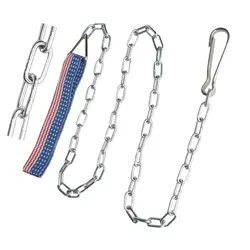 لید زنجیر جوش خورده سایز درشت 1/3 متری با قفل کوهنوردی