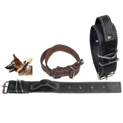 قلاده گردنی 3 سانت چرمی دست دوز تبریز