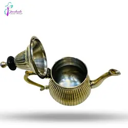 قوري طلايي | ظروف برنجی - فروشگاه اینترنتی پزبده