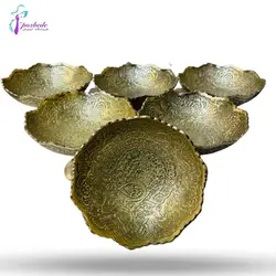 كاسه ي ٤ اينچ پايه دار | محصولات برنجی و برنزی | پزبده
