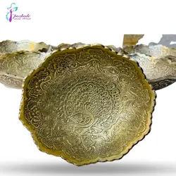 كاسه ي ٤ اينچ پايه دار | محصولات برنجی و برنزی | پزبده