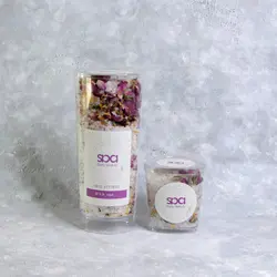 نمک حمام گل محمدی | لایه بردار پوست - فروشگاه اینترنتی پزبده| فروش اکسسوری