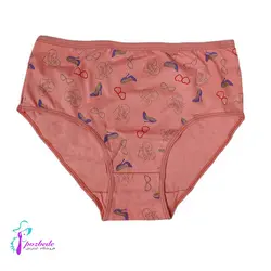 شورت زنانه نخی زمینه گلبهی طرح کفش و عینک - فروشگاه اینترنتی پزبده|اکسسوری زنانه