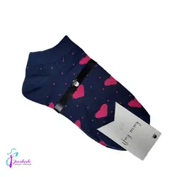 جوراب زنانه ساق کوتاه طرح قلب - فروشگاه اینترنتی پزبده|اکسسوری زنانه