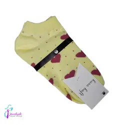 جوراب زنانه ساق کوتاه طرح قلب - فروشگاه اینترنتی پزبده|اکسسوری زنانه