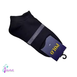 جوراب مچی ساده مشکی اسپرت polo - فروشگاه اینترنتی پزبده|اکسسوری زنانه